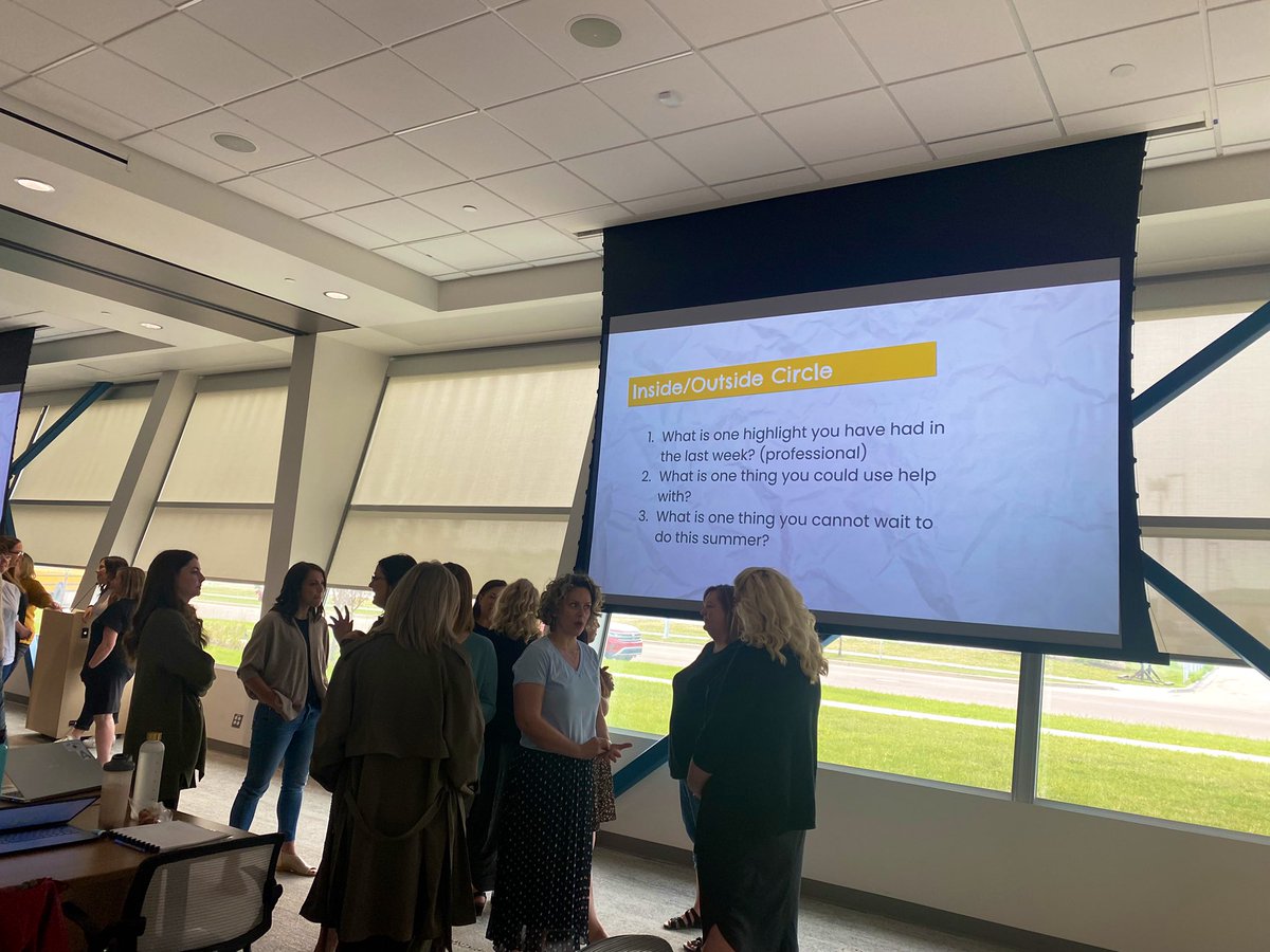 MrsBoehm's tweet photo. Our @EICSCatholic Collaborative Response Coordinators, Inclusive Learning Facilitators, and Inclusive Learning Services team take time to connect and build community so we can continue to serve our students, families, and staff. #BetterTogether #insideoutsidecircle https://t.co/8azqoUQHOJ