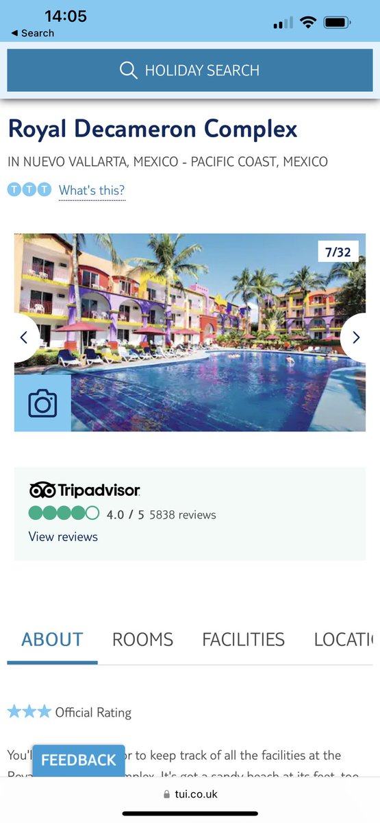 amyjasiewicz's tweet photo. Imagine booking a 5 star trip to Mexico…for @TUIUK to cancel after numerous complaints they offer me a alternative 3 star. Which looks like i’m staying in a chalet in Blackpool! Please Please AVOID if you don’t want your dream family holiday to be ruined 😥 https://t.co/wI0YTqn6uV