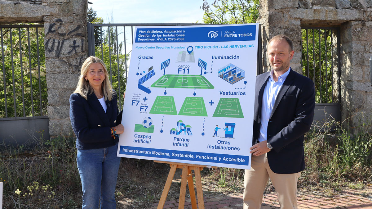Avilared's tweet photo. El PP propone un complejo deportivo en el Tiro de Pichón, donde en 2008 anunció "una piscina con olas"
https://t.co/MIsEK00BYy

@PPopularAvila @AliciaGarcia_Av https://t.co/M498DP0x86