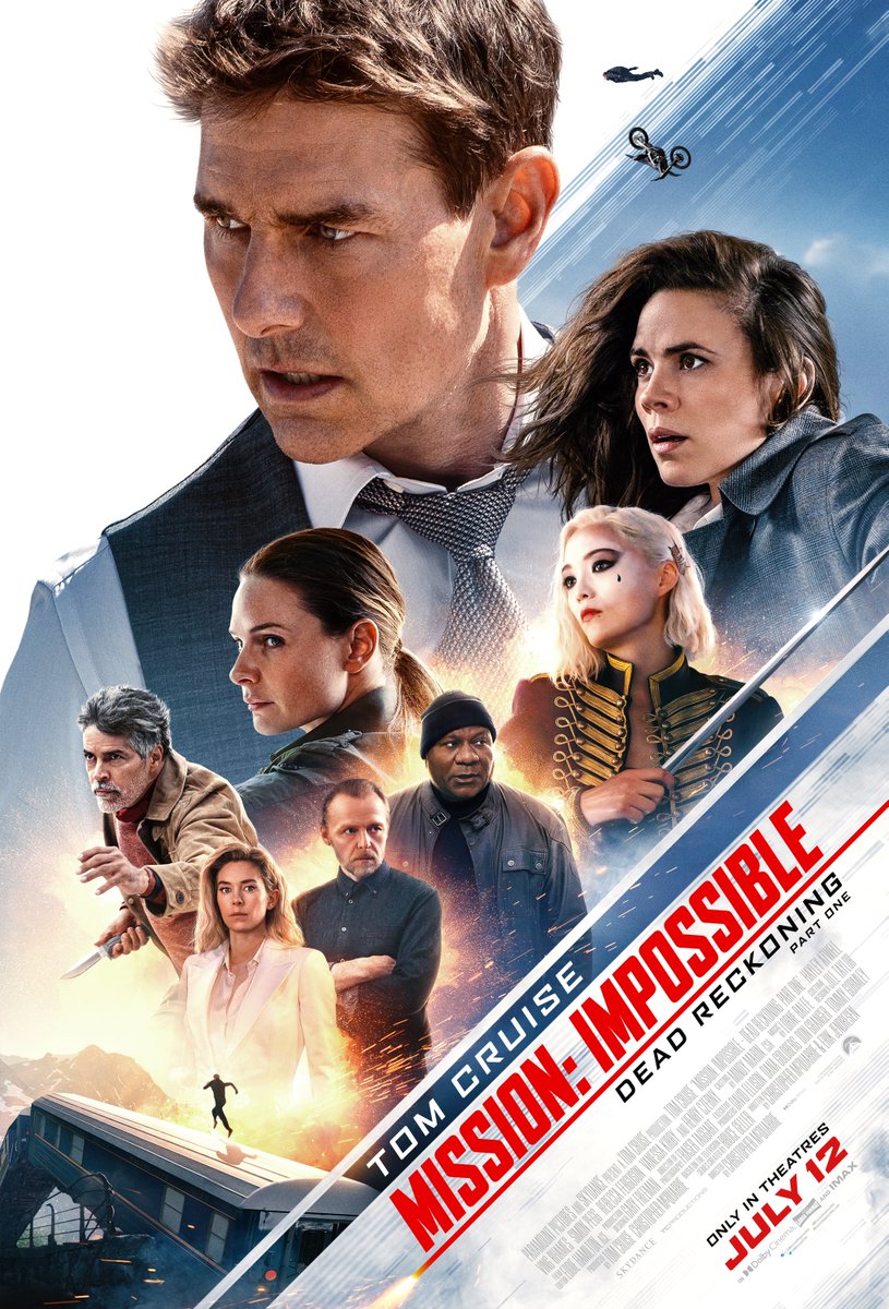 The official poster for #MissionImpossible - Dead Reckoning Part One: