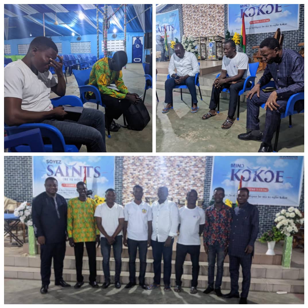 ACGE12's tweet photo. L'#ACGE appuie l'Eglise Global Evangelical Church à l'organisation d'une croisade d'évangélisation du 14 au 18 juin 2023. En prélude à l'événement, une délégation a échangé lundi 15 mai avec le comité de l'Eglise Global Evangelical Church sise à Apedokoe.
#TgTwittos https://t.co/yy0gqdwwsS