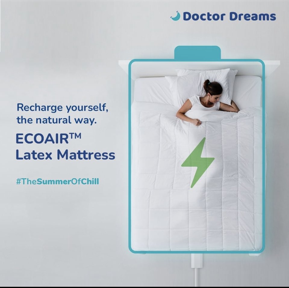 #DoctorDreams #ECOAIR™ #doctordreamsmattress #Mattress
#HappySleepDelivered #sleep #LatexMattress #NaturalLatexMattress #CleanSleepExperience
#EcoFriendlySleep #OrganicMattress
#NaturalLiving #HealthySleep #PureSleep
#Green #NonToxicSleep #TheSummerOfChill    

#VRenterprises