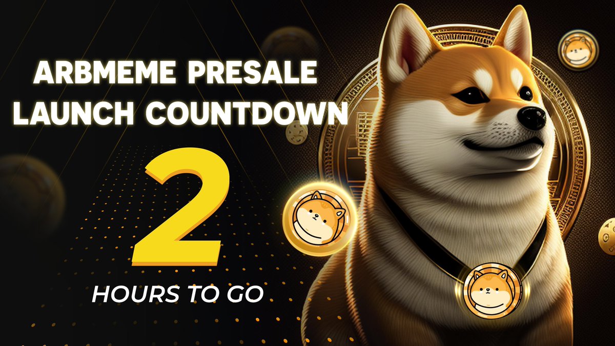 ⏰🚀 Countdown: 2 Hours to ARBMeme Presale on PinkSale 🚀⏰

The wait is almost over! In just 2 hours, on May 17, 2023, at 15:00 UTC, the ARBMeme Presale on PinkSale will commence. Get ready to secure your place in the ARBMeme community and embark on an exciting journey.