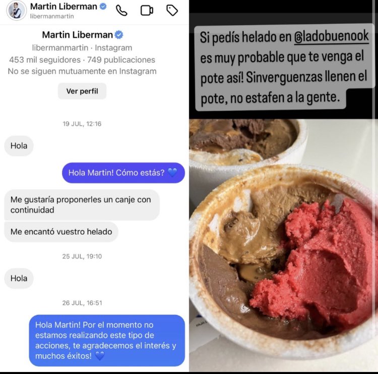 Nunca entendí porque mucha gente tildaba a <a href="/libermanmartin/">Martin Liberman</a> de sorete y mal tipo, hasta ayer. 

Ya salió la disculpa en redes para <a href="/LadobuenoOK/">LadobuenO</a>?