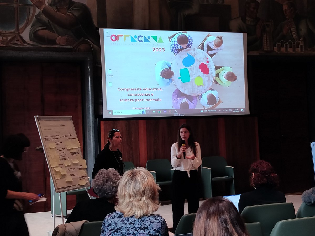Officinaedu's tweet photo. Riprendersi il tempo e la lentezza dell'ascolto reciproco a qualsiasi livello, rendendo la scuola uno spazio aperto a ogni cittadino. 
La restituzione del tavolo #inclusioni #esclusioni https://t.co/RtZqTgiOAf