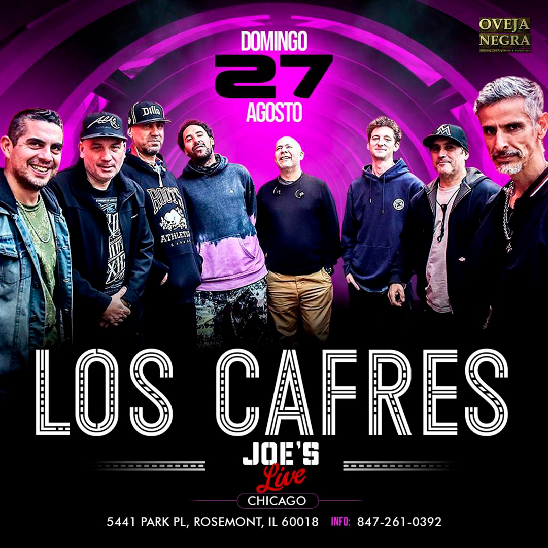 Joe's Live Rosemont (@joesrosemont) on Twitter photo ON SALE NOW | Argentine reggae band <a href="/LOSCAFRES/">Los Cafres</a> celebrate their 30 years of success at Joe's Live on Sunday, August 27. Tickets are on sale now at joesliverosemont.com
🎟 bit.ly/42EGRrJ ON SALE NOW | Argentine reggae band <a href="/LOSCAFRES/">Los Cafres</a> celebrate their 30 years of success at Joe's Live on Sunday, August 27. Tickets are on sale now at joesliverosemont.com
🎟 bit.ly/42EGRrJ