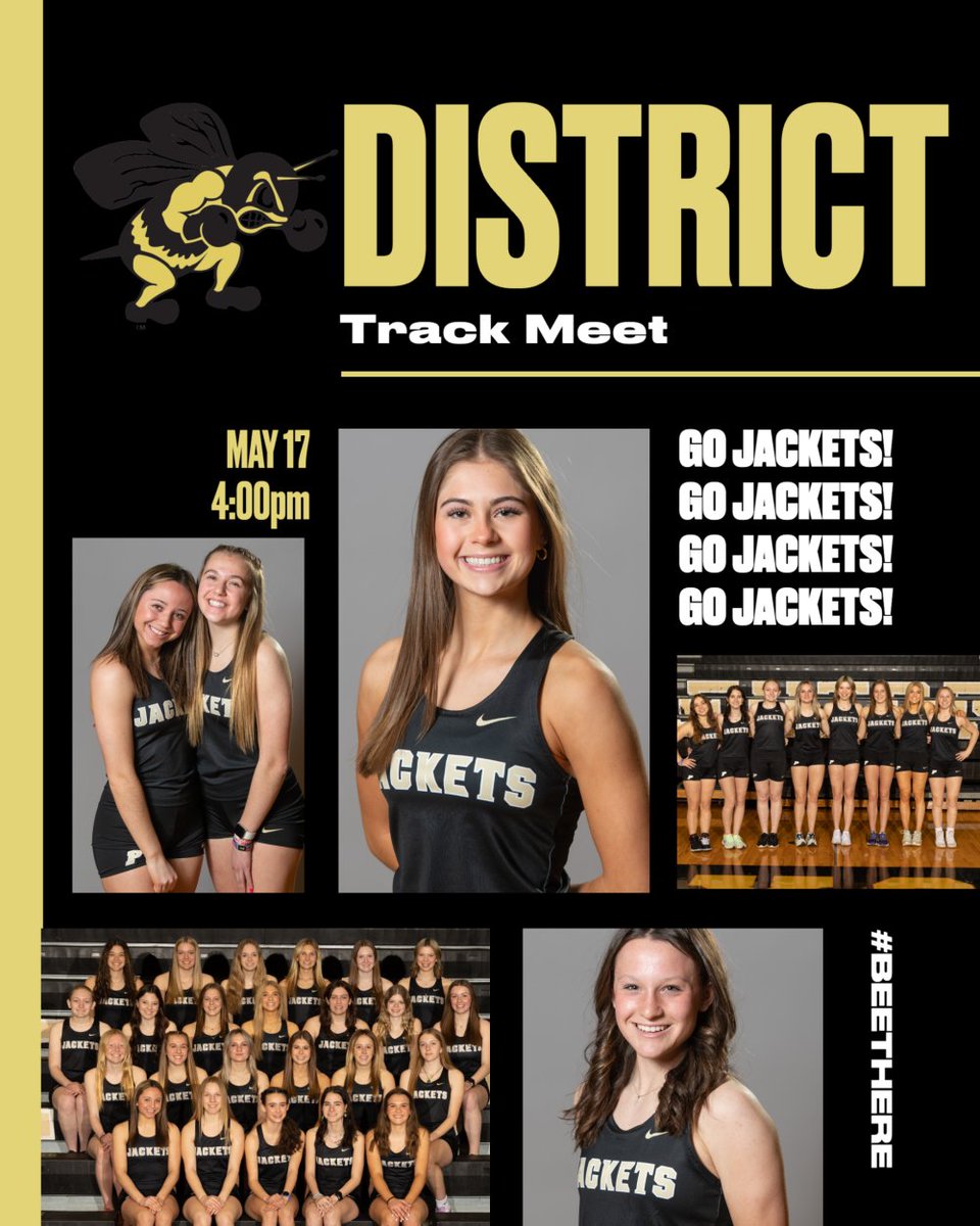 PburgAthletics's tweet photo. It's Yellow Jacket MeetDay! Track &amp; Field heads to St. Francis today for Day 1 of the District Track Meet! #GoJackets https://t.co/ipwScHDta2