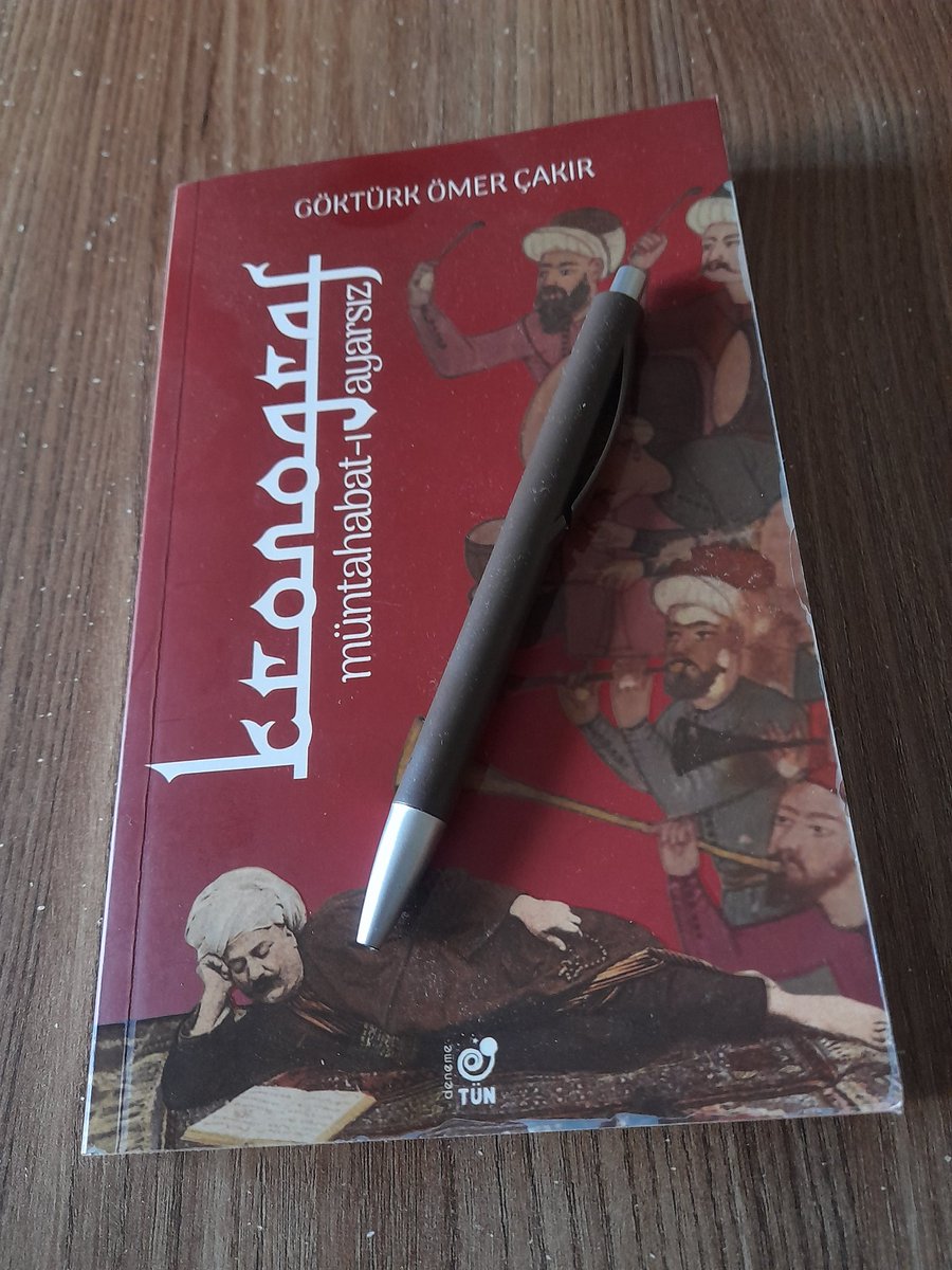 "O halde düşünüp hayal etmeye, keyif çatmaya ve var olandan kaçıp meserret veren şeylere, yazıya ve kaleme sığınmaya devam..."

tunkitap.com/kronograf-munt…