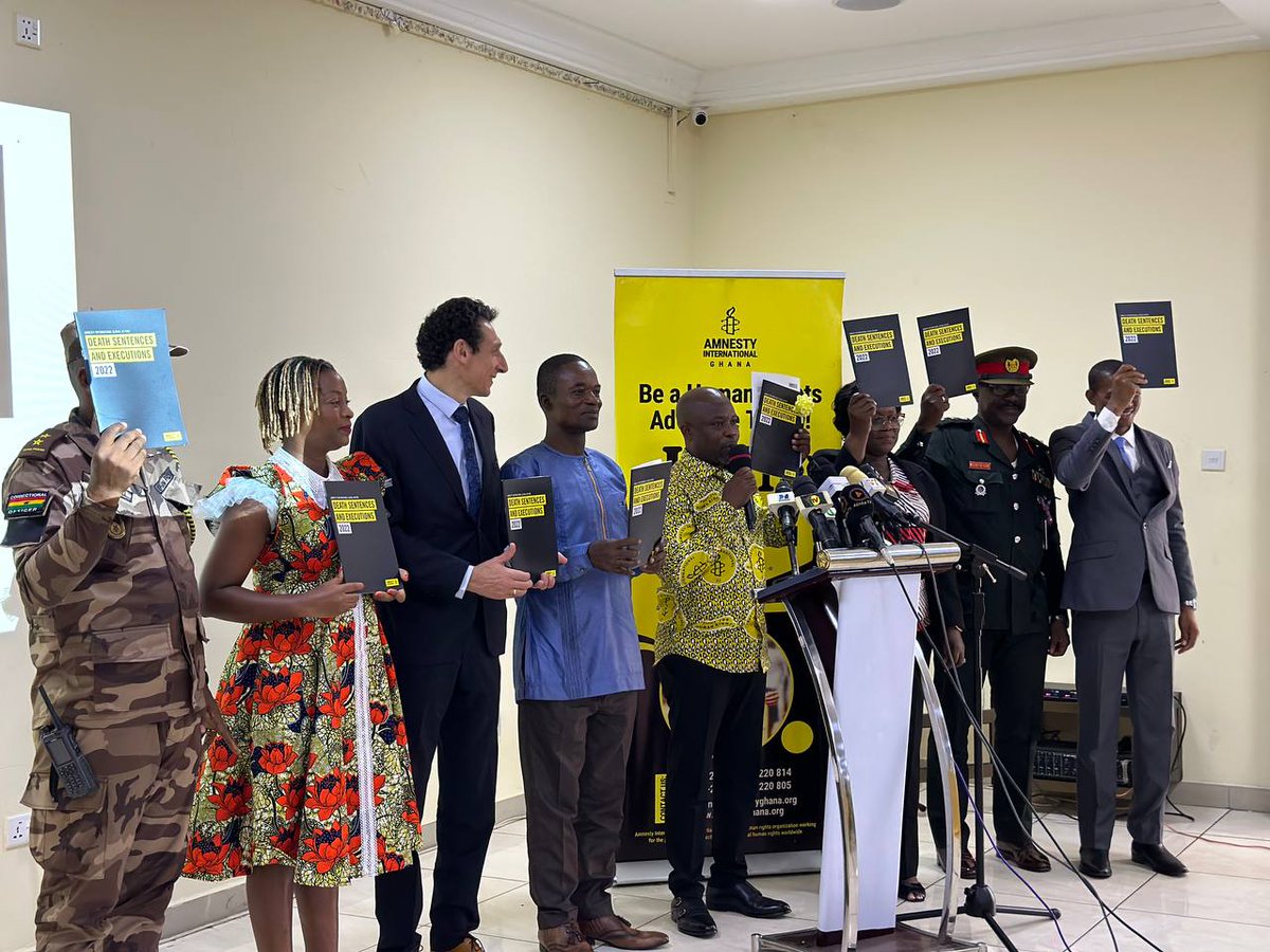 Amnesty International Ghana has successfully launched the @amnesty Death Sentences and Executions report highlighting the cruel use of the death penalty in the world. @amnesty @GenPartington #AbolishtheDeathPenalty #abolitionNow.