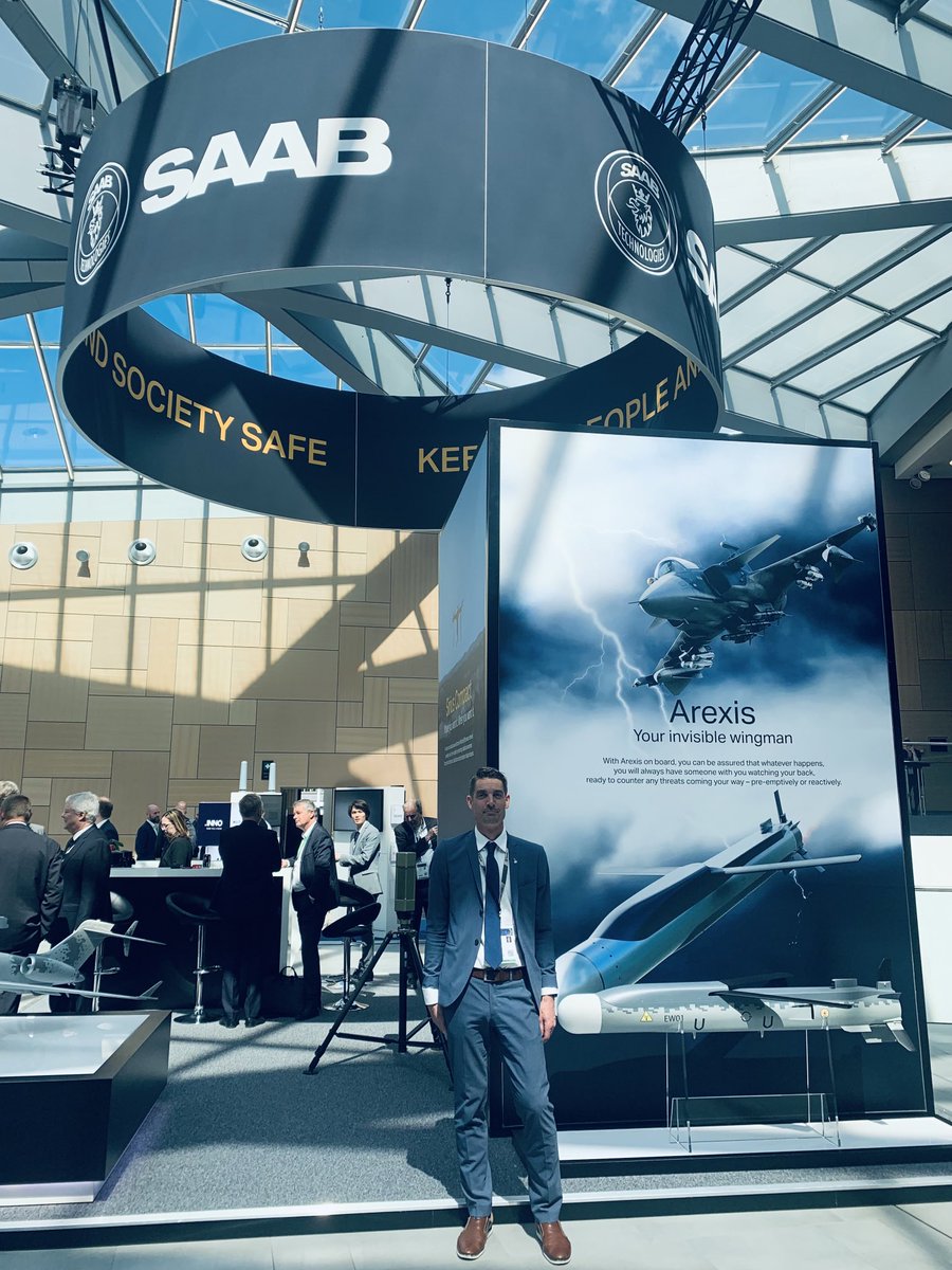 FTCNHost's tweet photo. Special thanks to Michael Corp from Saab for joining me on my Twitter Spaces livestream today. Excellent overview of Arexis and what it brings to help our warfighters! ⁦@AOCrows⁩ ⁦@Saab⁩ https://t.co/j4e6IJIqok
