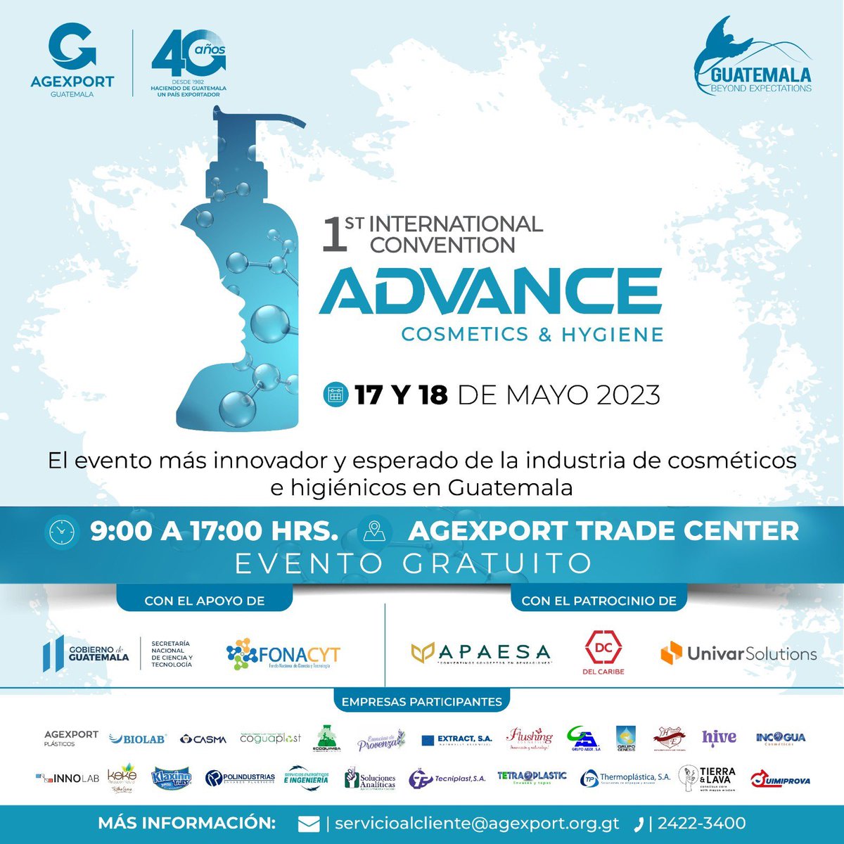 AdaFernndez's tweet image. Para empresarios y emprendedores de Cosméticos e higiénicos, sin costo.