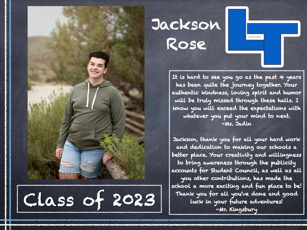 LHSTrojanWay's tweet photo. Senior Celebration Time! Please congratulate the following members the Class of 2023 Trojans! Feel free to say something to our so to be grads!
#StVrainStorm #Classof2023 #WeAreTrojans #LHSTrojanway https://t.co/i5nxcKxo1W