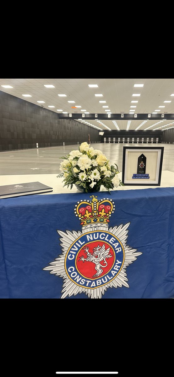 garythwaite's tweet image. A fitting remembrance service attended by friends &amp;amp; colleagues of PC 1020 Cheryl Humphries at @nuclearpolice today.  Cheryl sadly passed away earlier this year and will be missed by many.  💙@CNPolFed
