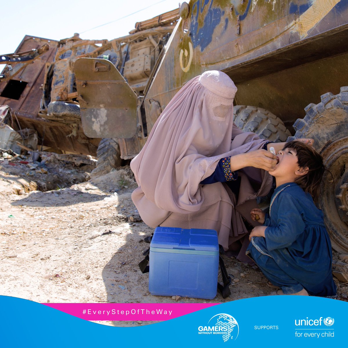 UNICEFGulf's tweet photo. This year, we have seen some great game play throughout @gwbps from all the fantastic teams. The last round of games starts today, make sure you’re tuned in!
Here is how you can also support children👇
https://t.co/uGlJAN8gD6
#EveryStepOfTheWay #GWBPS #GamingForGood https://t.co/dNNPEGgxQ0