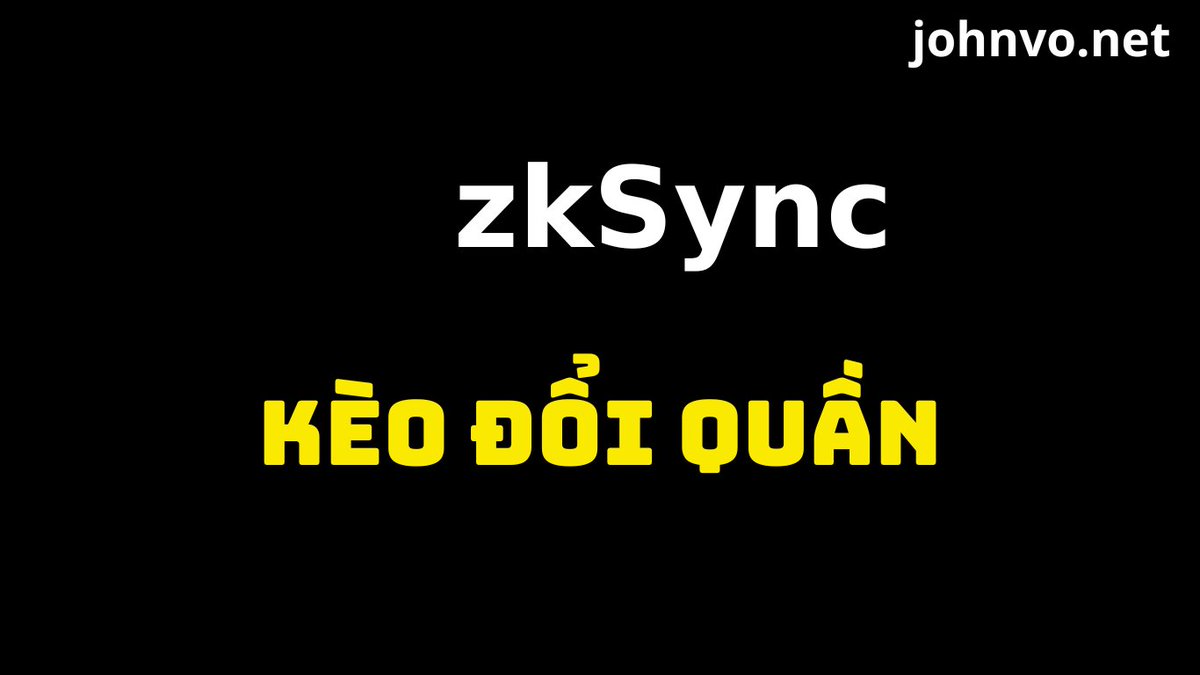 Con hàng zksync, kèo nghìn $ không nên lỡ

Dạo gần đây nhiều ae săn hệ này ít nhiều có airdrop

Xác suất để zksync airdrop là khá cao, nên ae tranh thủ làm vài ví, phí gas tầm 50-70$

Ok, RT lưu lại và cách làm bên dưới