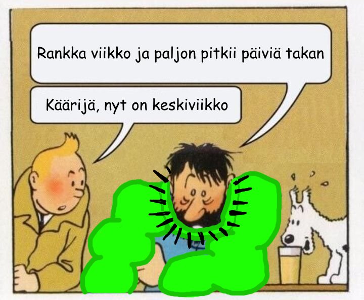 Rough week and many long days behind me

Käärijä, it's Wednesday