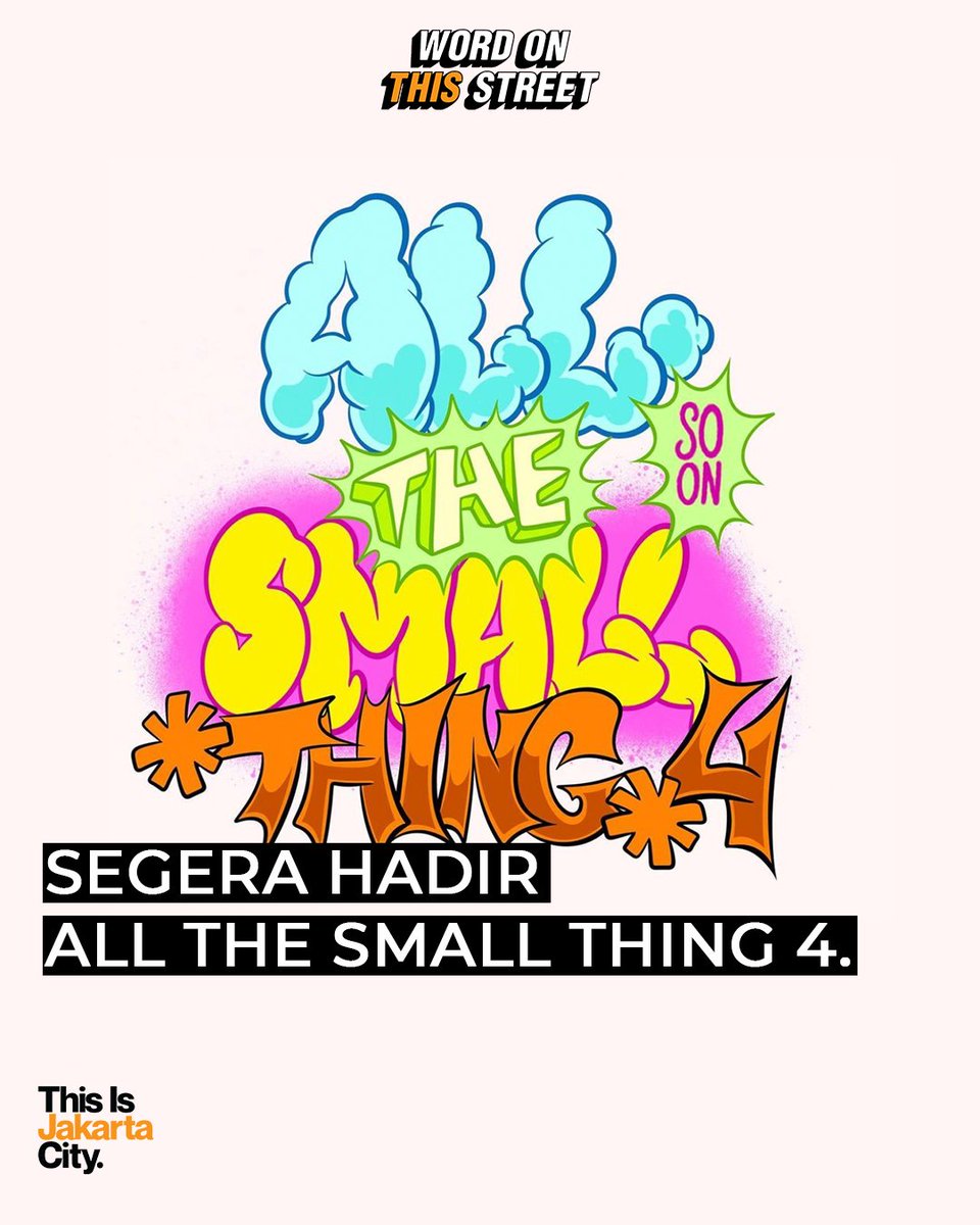Setelah terakhir 4 tahun lalu membuat exhibition #allthesmallthing3 di CansGallery dengan jumlah 500 karya lebih yang submit dan hanya 30 lebih seniman yang terpilih. Jadi persiapkan karya kalian yang sudah menunggu lama!

Karena All The Small Things 4 akan segera hadir .