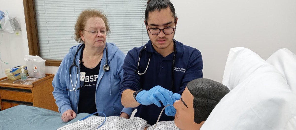 vbschools's tweet photo. School of Practical Nursing celebrates its new cohort of future compassionate caregivers. Read The Core story here: https://t.co/5szl6Mza2Q #lovevbschools #vbfutureready #futurereadyvb https://t.co/JngGJwqr8m