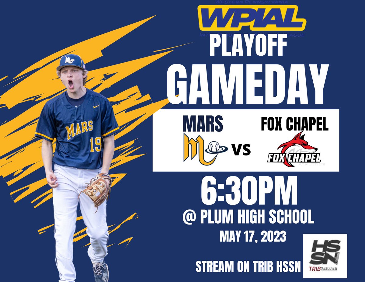 🚨IT’S PLAYOFF GAMEDAY!!!🚨

It’s playoff SZN!! 

🆚| Fox Chapel
📍| Plum
⌚️| 6:30PM
🏟️| Plum, HS
🎟️| gofan.co/wpial or at the gate. 
📹| meridix.com/event/230928 Trib HSSN
