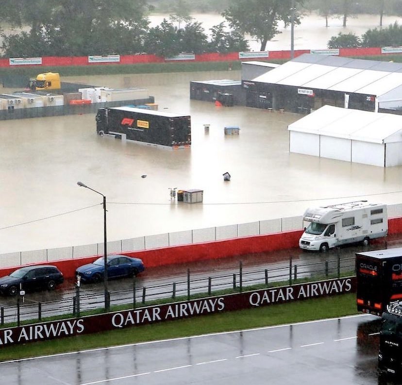 🚨Annullato il #GP di #Imola per l'#alluvione che ha colpito l'#EmiliaRomagna 

#maltempo #alluvioneemiliaromagna #AlluvioneRomagna #ImolaGP #gpemiliaromagna