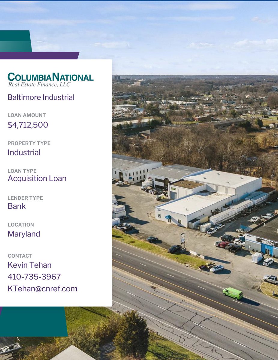 Deal announcement. Recent closing by Kevin Tehan. <a href="/tehan55/">Kevin Tehan</a> 

#REtwit #industrial #deals #RealEstate #cre #commercialrealestate