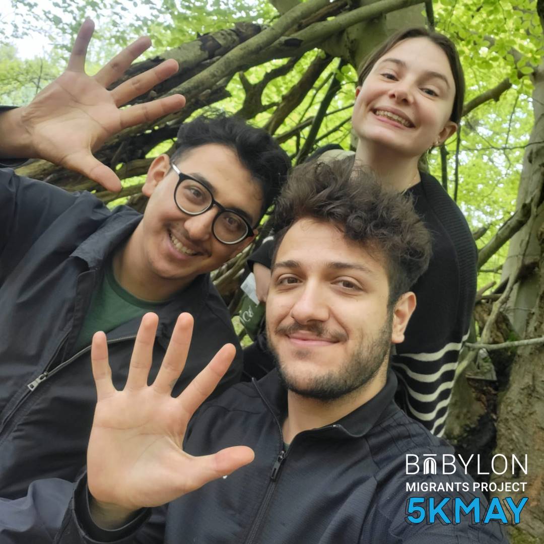 Babylonproject1's tweet photo. 📣 Hey everyone! Ali here, Founder of Babylon Migrants Project. I just completed my 5k challenge for our #5kMay, and it was really fun! 🏃‍♂✨ https://t.co/ZpyqqHacYe