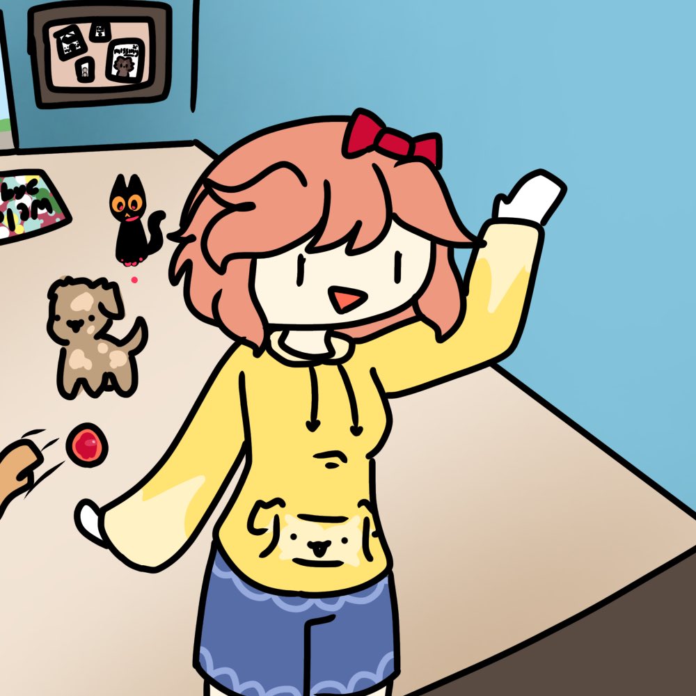 Day 17!

Sayori volunteers at a pet shelter! 

#ddlc #DokiDokiLiteratureClub #sayori #ddlcsayori #drawingsayorieveryday