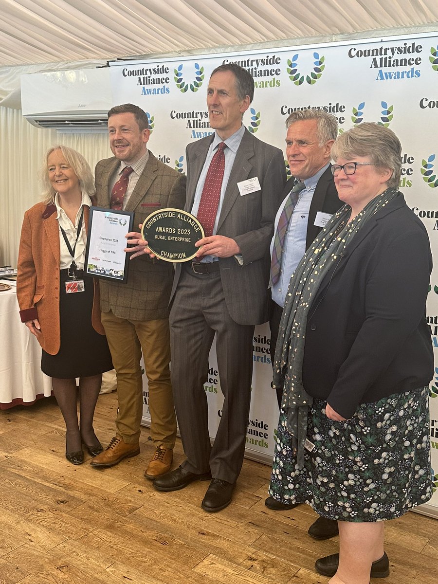Countryside Alliance (@caupdates) on Twitter photo The UK Champion in the Rural Enterprise category in the Countryside Alliance Awards is <a href="/hoggsoffife/">Hoggs of Fife</a>, a Scottish business that has designed, produced & showcased functional clothing since 1888. #RuralOscars
<a href="/wendychambLD/">Wendy Chamberlain</a> The UK Champion in the Rural Enterprise category in the Countryside Alliance Awards is <a href="/hoggsoffife/">Hoggs of Fife</a>, a Scottish business that has designed, produced & showcased functional clothing since 1888. #RuralOscars
<a href="/wendychambLD/">Wendy Chamberlain</a>