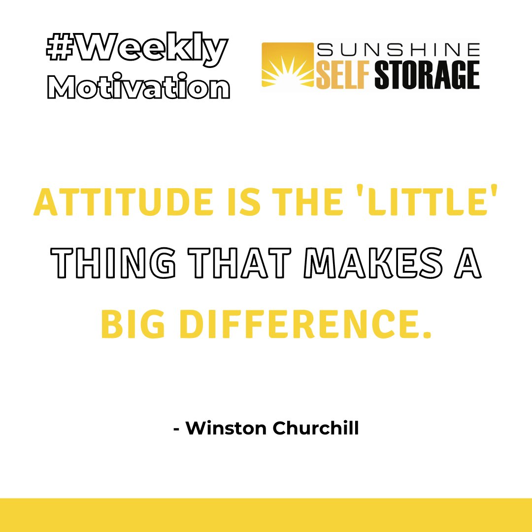 StorageSunshine's tweet image. This week's motivation! Happy Monday☀️

#Sunshine #Blog #SelfStorage #SunshineState #SunshineStorage #PackingTips #SunshineSelfStorage #Moving #Storage #StorageWars #StorageBlog #MovingTips #Budget #Budgeting