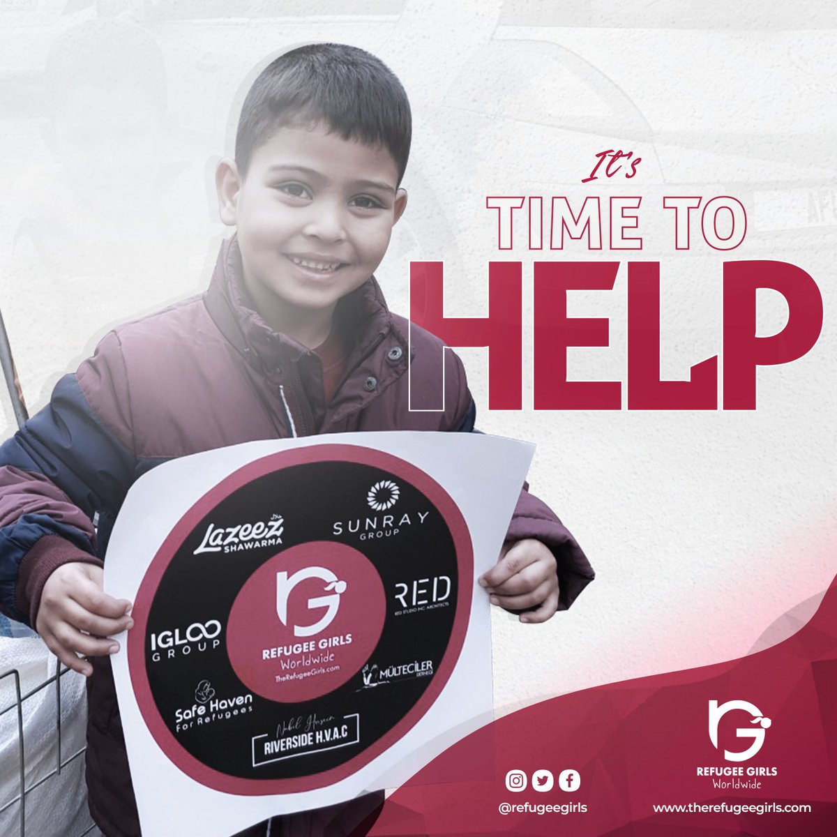 RefugeeGirls's tweet photo. It’s time to Help!
#refugees #refugee #refugeecrisis #refugeegirls #refugeegirlsworldwide #un #unitednations #food #happy #charity #help #refugeehelp #refugeehelpers https://t.co/LtanK4379E