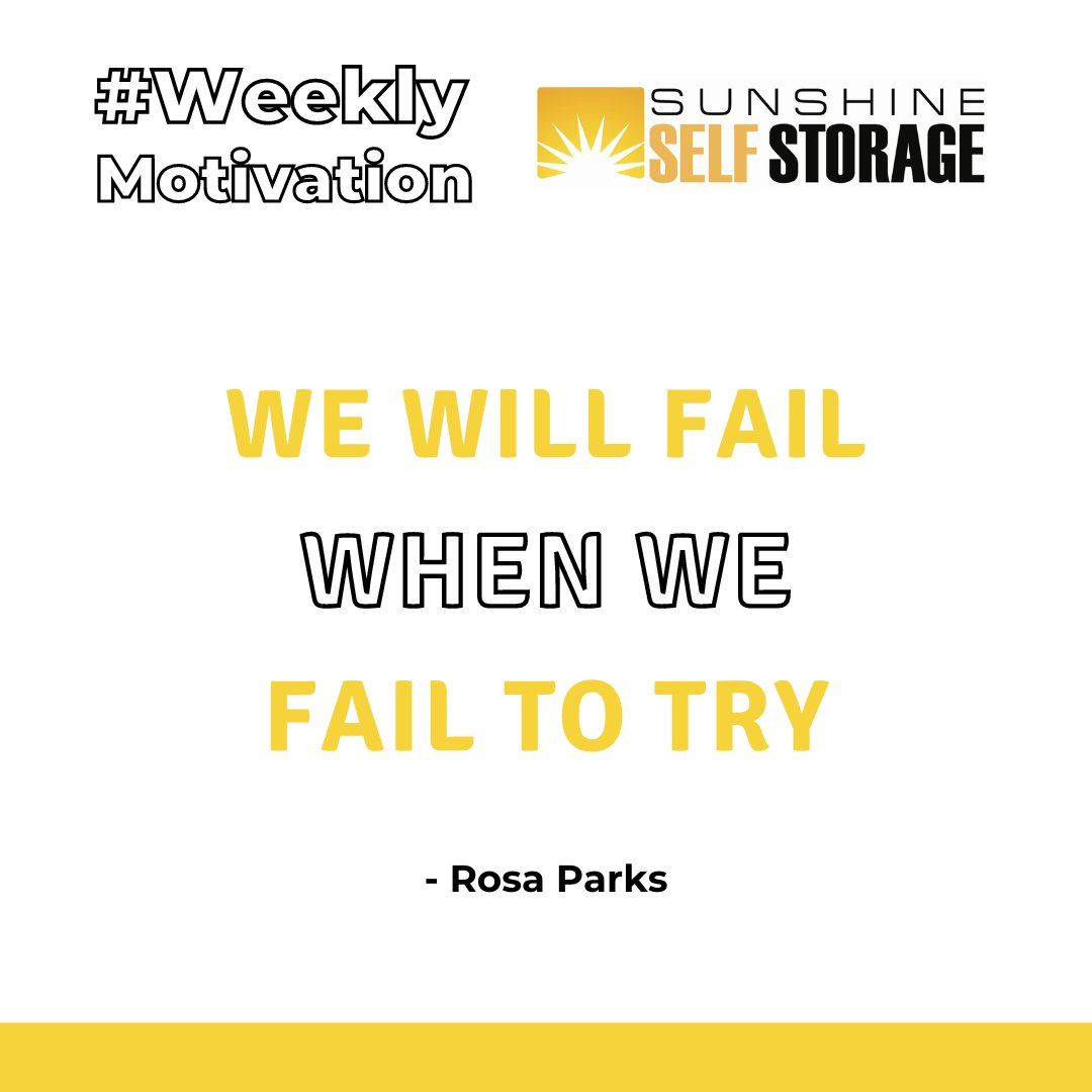 StorageSunshine's tweet image. This week's motivation! Happy Monday☀️

#Sunshine #Blog #SelfStorage #SunshineState #SunshineStorage #PackingTips #SunshineSelfStorage #Moving #Storage #StorageWars #StorageBlog #MovingTips #Budget #Budgeting
