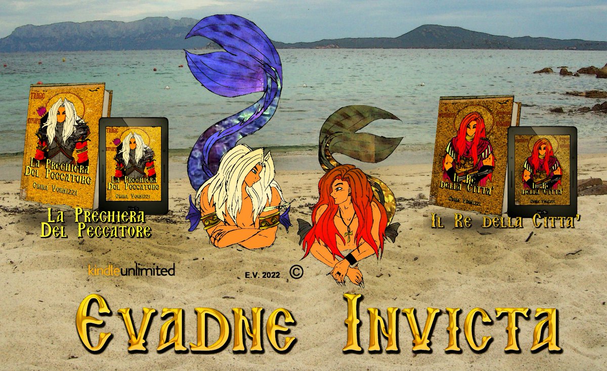 MuneraTalos's tweet photo. https://t.co/0c1VIkjV5J

Evadne Invicta, serie fantasy storica-contemporanea con i tritoni ambientata nella misteriosa Sardegna tardoantica e moderna.

#evadneinvicta  #selfpub  #originalcharacter  #originalstory  #merman #tritone #sardinia  #librisardi #mermanhumanform https://t.co/aFwuebZTTM