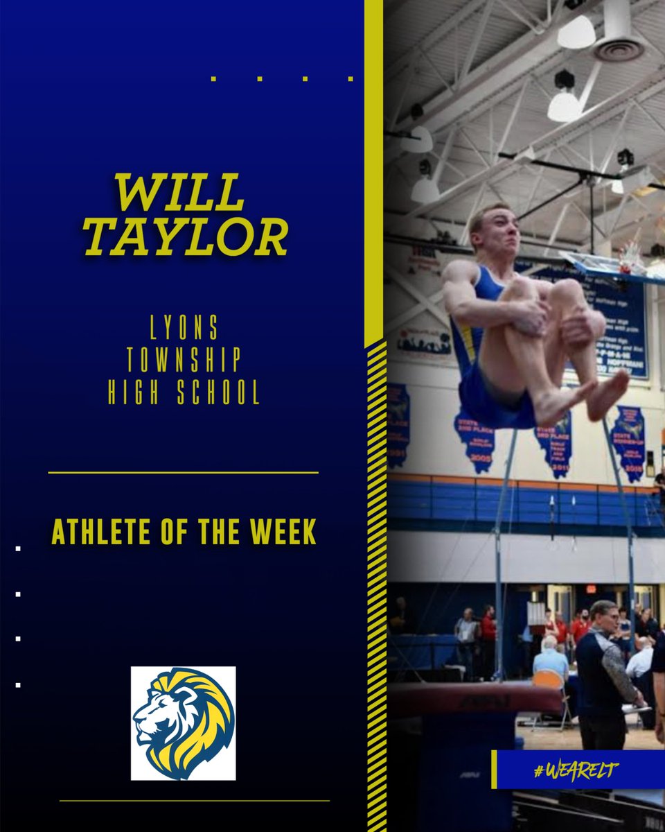 LTHS_Athletics's tweet image. Congrats to Will Taylor who earned Athlete of the Week. He was the 2023 Sectional All Around Champion. Will also finished 5th on floor and high bar, and was 2nd place on pommel horse, still rings, parallel bars.  Will’s performance led the lions to a 2nd place finish in state.