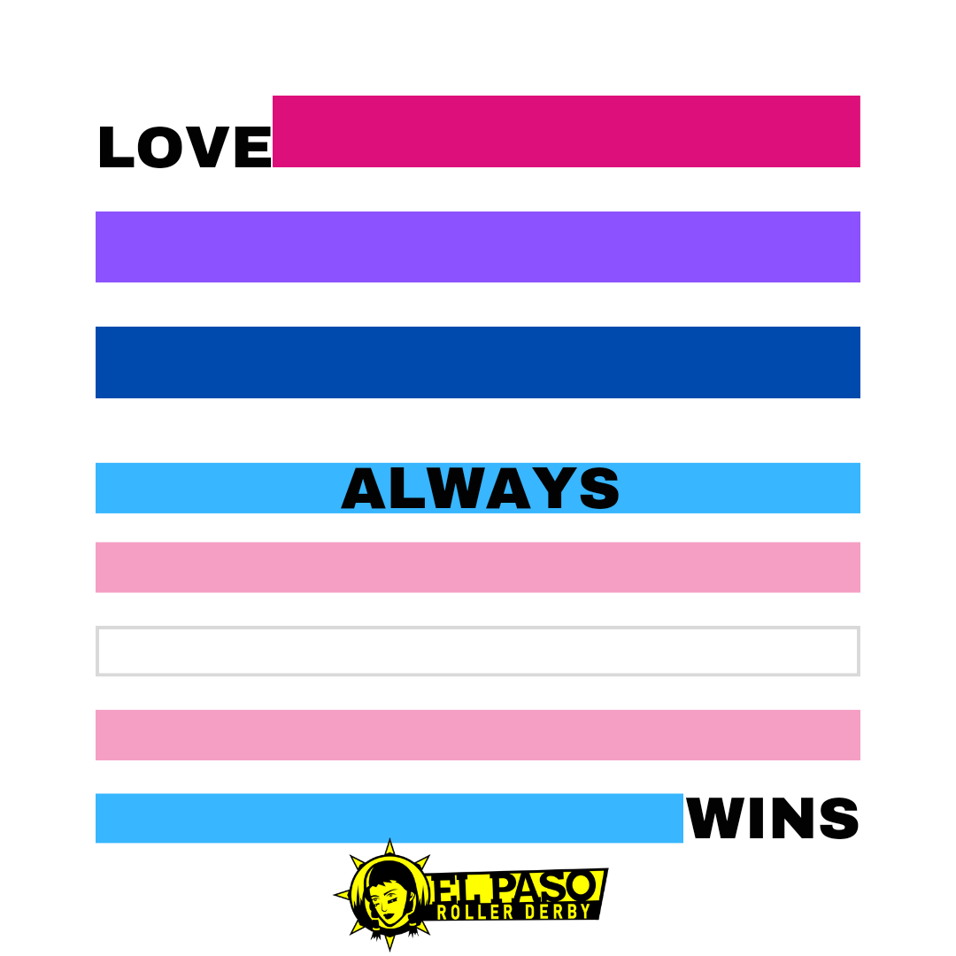 eptxrollerderby's tweet image. Today is International Day Against Homophobia, Biphobia, and Transphobia. These groups including intersex persons are statistically more prone to experiencing violence based on their gender identities and sexual orientations. #humanrights #protectoursiblings #eprdstrong #epstrong