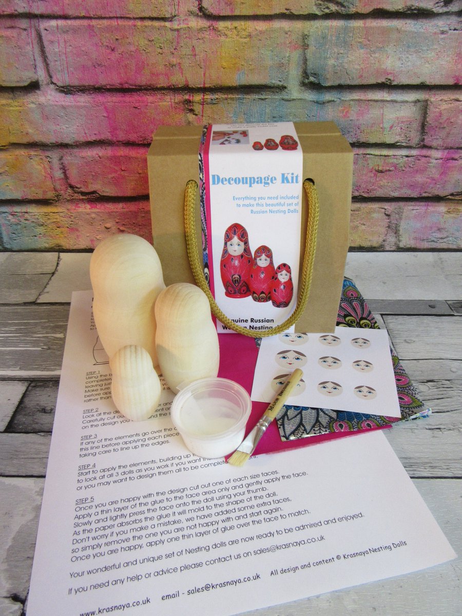 KrasnayaDolls's tweet image. Excited to share the latest addition to my #etsy shop: Russian doll decoupage kit etsy.me/3pU5AcI #dollmaking #decoupage #craft #craftkit #kit #russiandoll #matryoshka #nestingdolls #gift