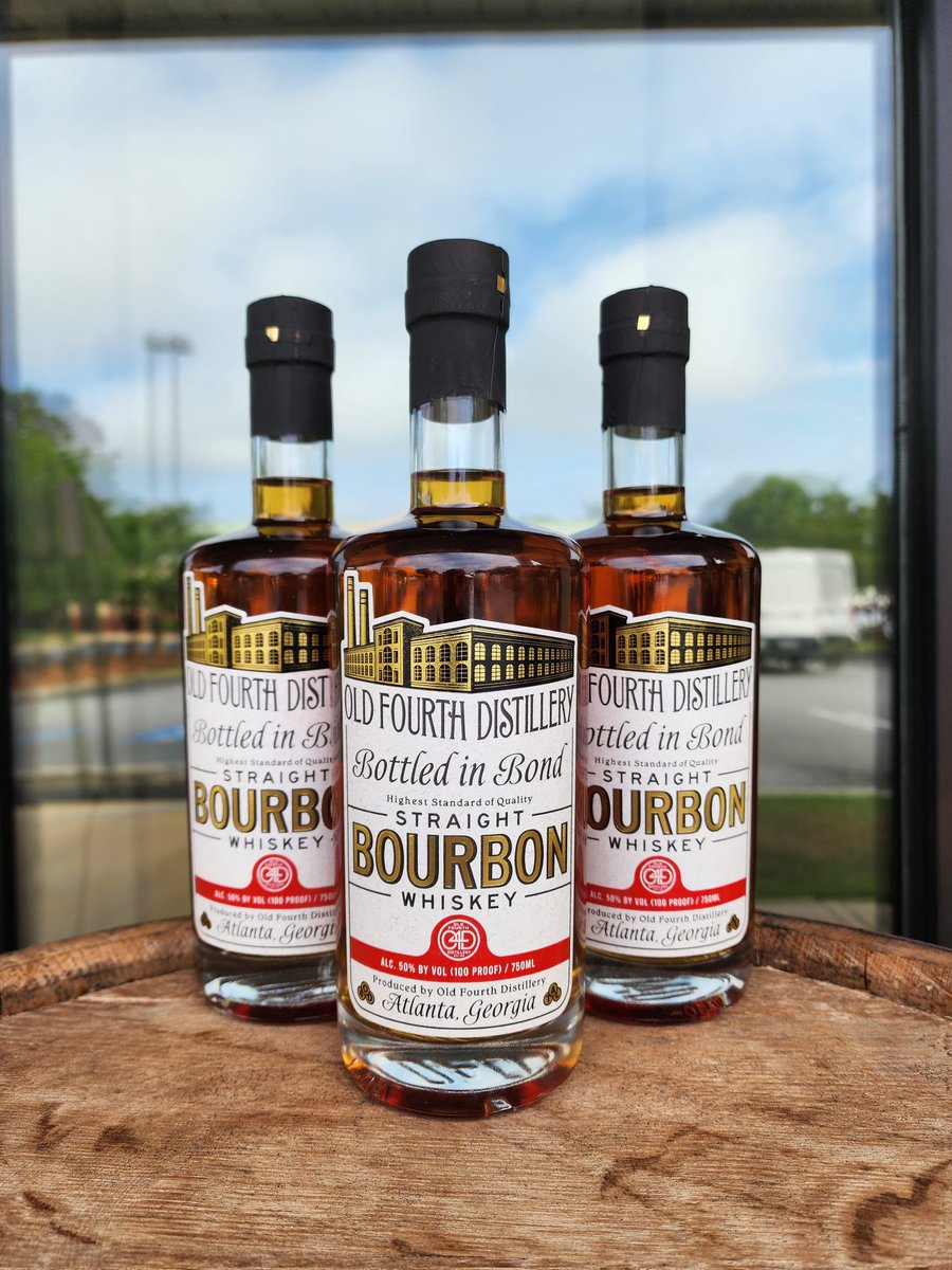 <a href="/old4th/">Old 4th Distillery</a> Bottled in Bond bourbon is back in stock! #bottledinbond #bib #bourbon #atl