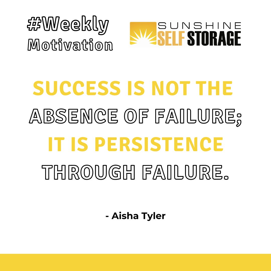 StorageSunshine's tweet image. This week's motivation! Happy Monday☀️

#Sunshine #Blog #SelfStorage #SunshineState #SunshineStorage #PackingTips #SunshineSelfStorage #Moving #Storage #StorageWars #StorageBlog #MovingTips #Budget #Budgeting