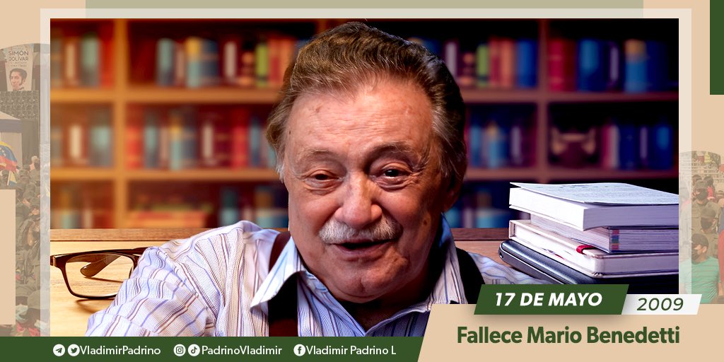 "No te rindas que la vida es eso, continuar el viaje, perseguir tus sueños, destrabar el tiempo, correr los escombros y destapar el cielo." Cuántas frases inspiradoras nos dejó Mario Benedetti a través de la poesía, un legado imborrable para la humanidad ¡GRACIAS MARIO!
