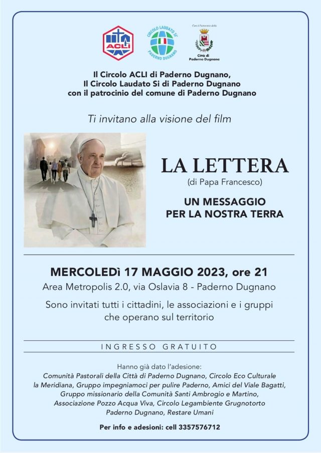aclilombardia's tweet photo. 📌A Paderno Dugnano (Milano) il Circolo Acli vuole richiamare l’attenzione al grido della terra e al grido dei poveri, come continua a ricordare con insistenza Papa Francesco >> https://t.co/0OrsxKBx6d https://t.co/3wXcGxPgKJ