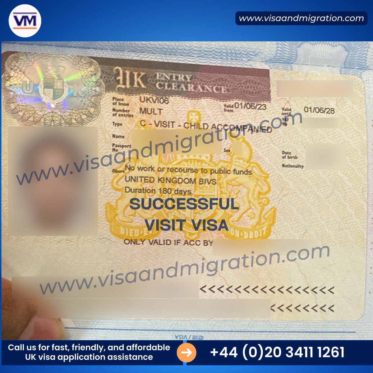It gives us great pleasure to announce that another of our clients obtained a successful UK Visit Visa!
To know more about UK Visit visa, click here.

Get in touch with our visa solicitors today to attain a UK visa.
+44(0) 20 3411 1261
visaandmigration.com

#ukvisitvisa #visa