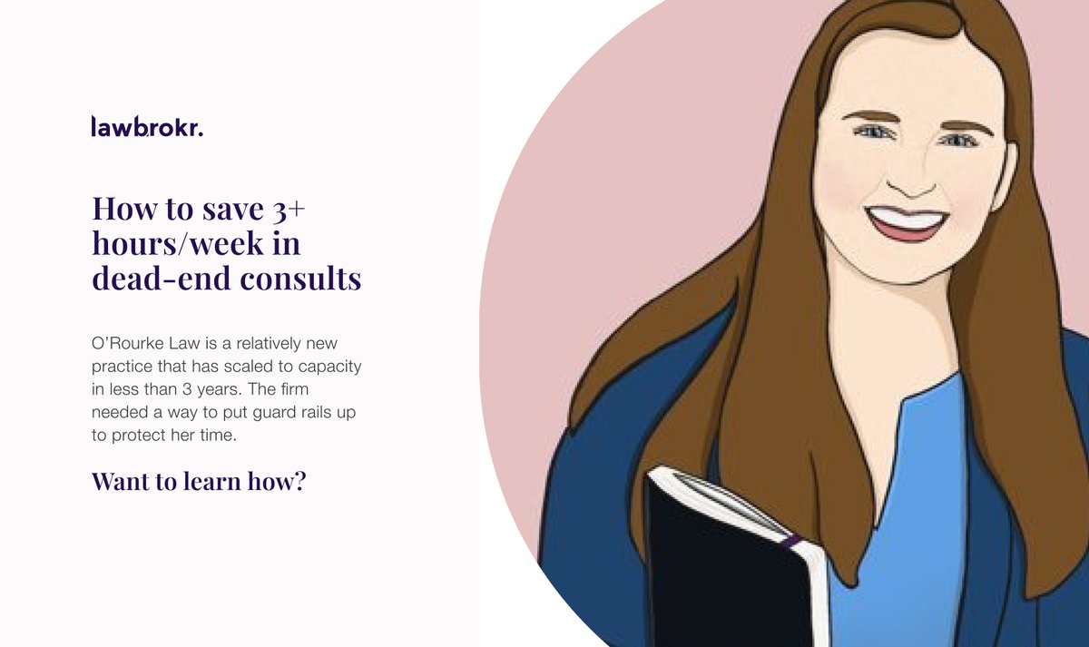 lawbrokr's tweet photo. There's one constant in the legal industry... Time.

Erin O'Rourke's numbers since implementation are off the charts!

🕒 3+ hours per week saved
📞 100% of intake calls pre-qualified
🤑 $1,200/week saved

Read Erin's story: https://t.co/yqeGpEPiKe https://t.co/tutq3phnzi