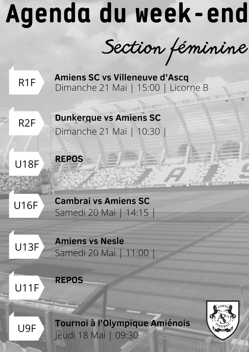 Amiens SC Féminines tweet media