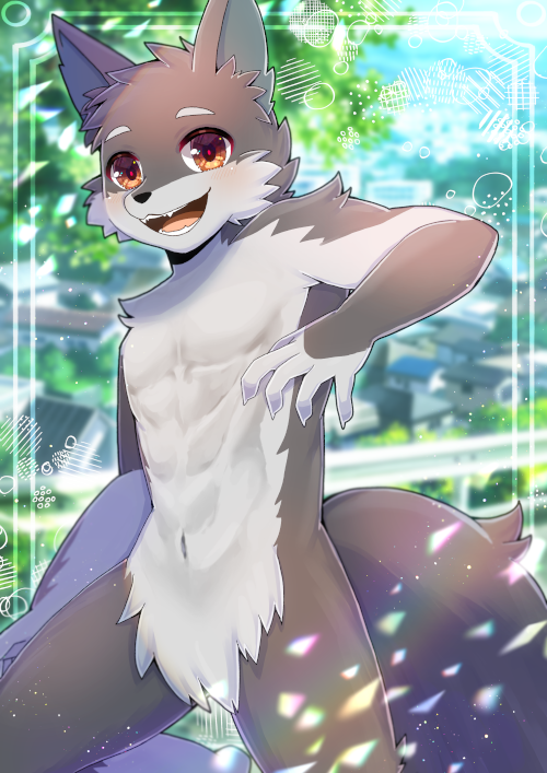 「tolf()さんのOCを描かせて頂きました!リクエスト有難うございます I dr」|ヒヨヨ@skeb募集中のイラスト
