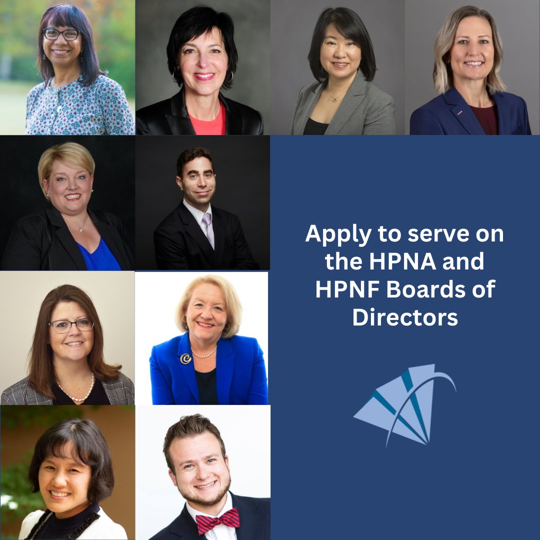 Apply to serve on the HPNA and HPNF Boards of Directors! bit.ly/42FzIqt Applications are due June 12, 2023. 3 spots are available.