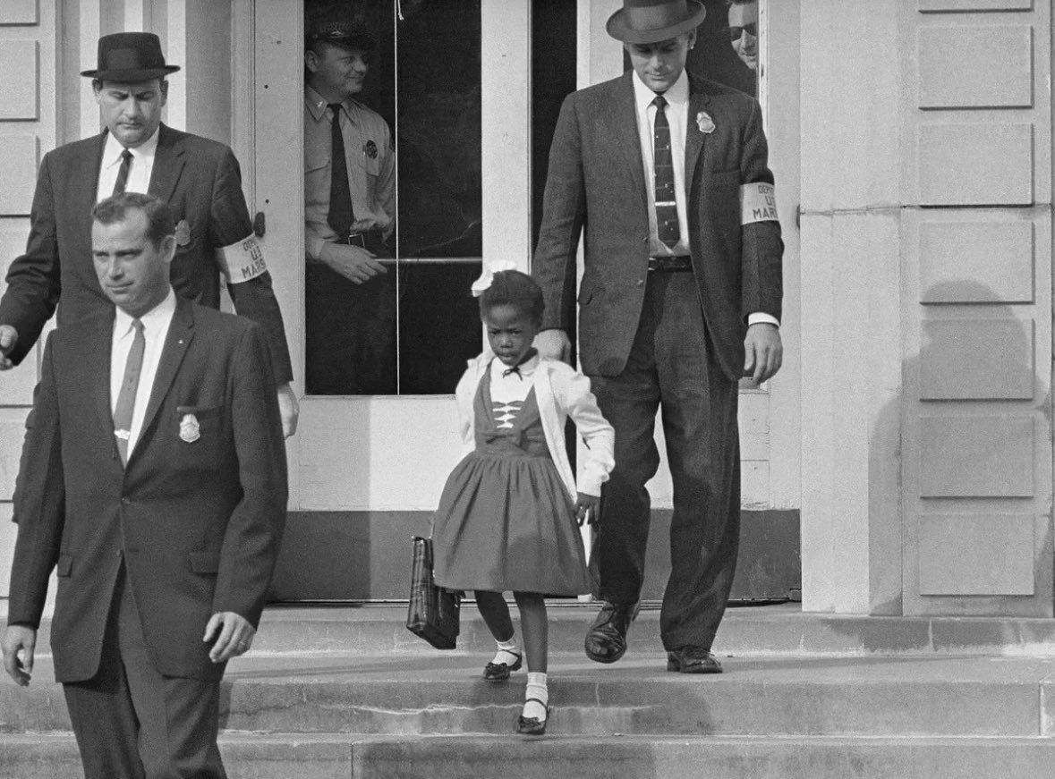 This is what history looks like. That little girl is still alive. This is what the GOP wants to keep children from learning about..
 
reality.  #RubyBridges