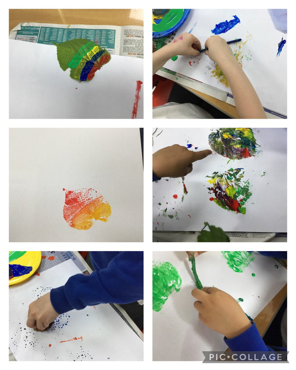 Year 2 have been printing with natural materials today.  They have made some wonderful creations.