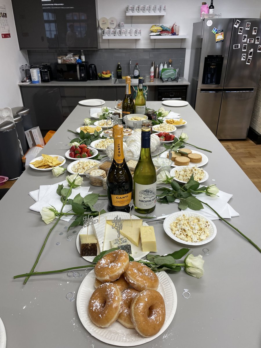 EnzymeComms's tweet image. All white all night, and oh, what a night! Wedding bells are ringing in the Enzyme office. Congratulations to our Enzymers, Pennie and Nadine on their engagements. We celebrated the news with a white party, both brides gained a wedding dress at the end of it too! 💍👰‍♀️