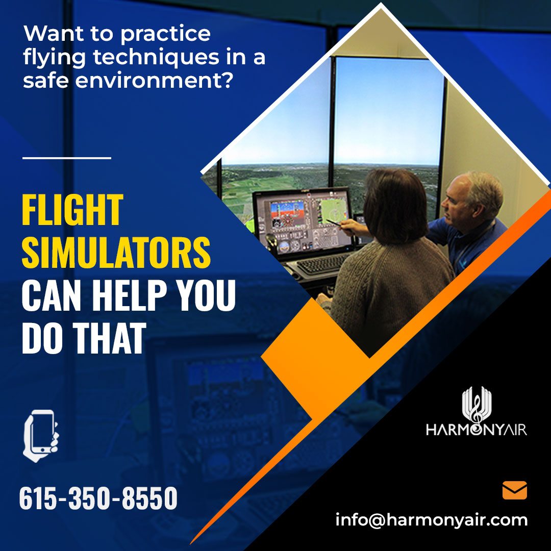 Harmony_Air's tweet image. Beginner or professional – Flight Simulators are a great tool to strengthen your skills. Saves you time and money and some of the time spent can be used towards your required hours. Find out more at harmonyair.com or give us a call. 615-350-8550

#flightsimulators