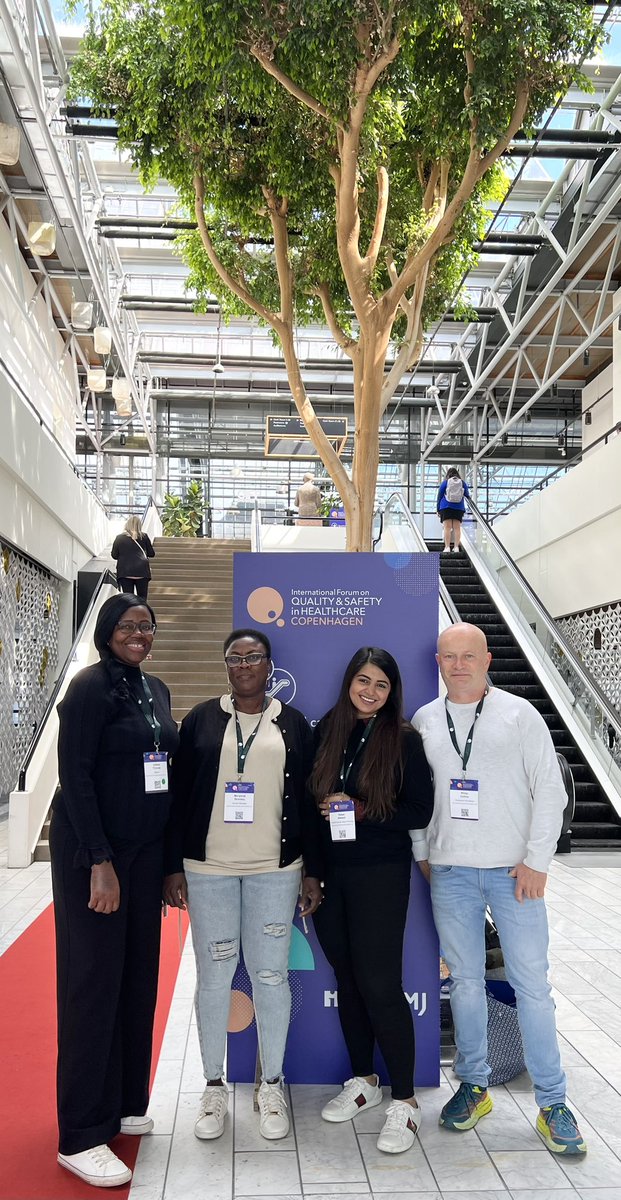 Our @MaudsleyNHS CAMHS team attending the @QualityForum #Copenhagen2023 Quality & Safety in Healthcare! @bmj_company @BMJ_Qual_Saf @TheIHI So many ideas and learning to bring back to our services! @Julie100k @DrCAbbott @maudsleycharity @BarbaraGreyQISP @HelenKelsall3 @Dr_Vento
