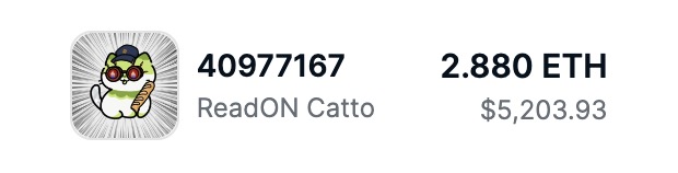 revoxdotai's tweet photo. 🎉 The first trade of a 4-star Catto NFT has happened at 2.88 ETH! 🐱 This is just the beginning! 
Get started now &amp; #ReadON to discover more possibilities: https://t.co/frbUME6Z8E #WAGMI 🚀 https://t.co/DDJ6a8930M
